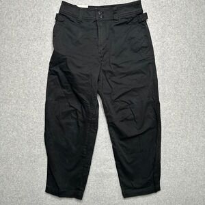 Banana Republic Barrel High-Rise Ankle Pant Black Petite 4 NWT‎ 512874-01-1